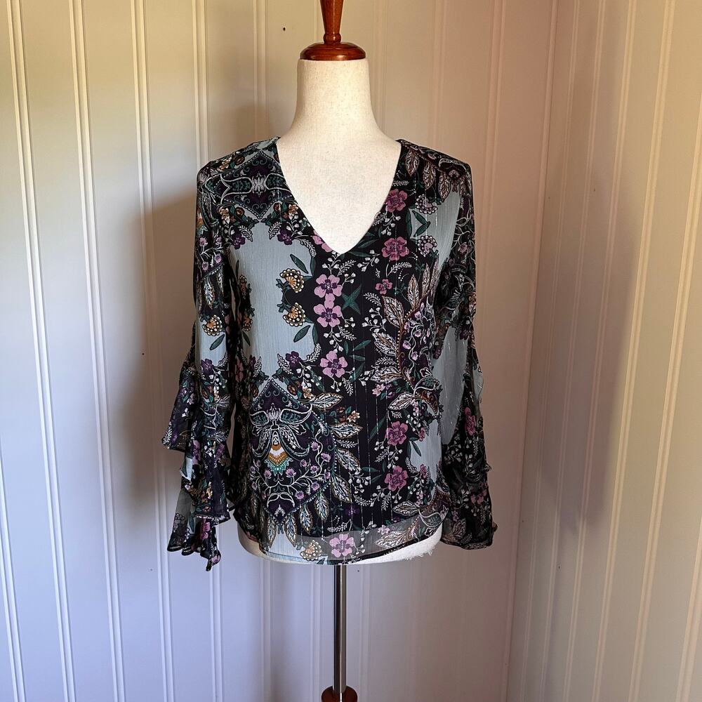 Vintage Y2K Fairy Floral Top XS